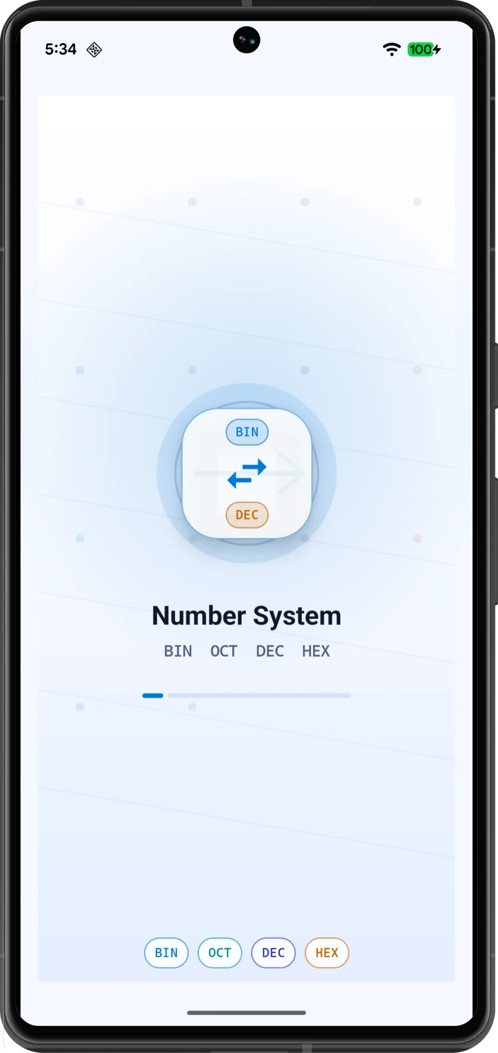 Number System Splash screen